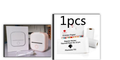 Portable Mini Thermal Label Printer Home Photo Printer Student Wrong Question Printer Bluetooth-compatible Mini Label Printer Price Tag Coffee Jasper