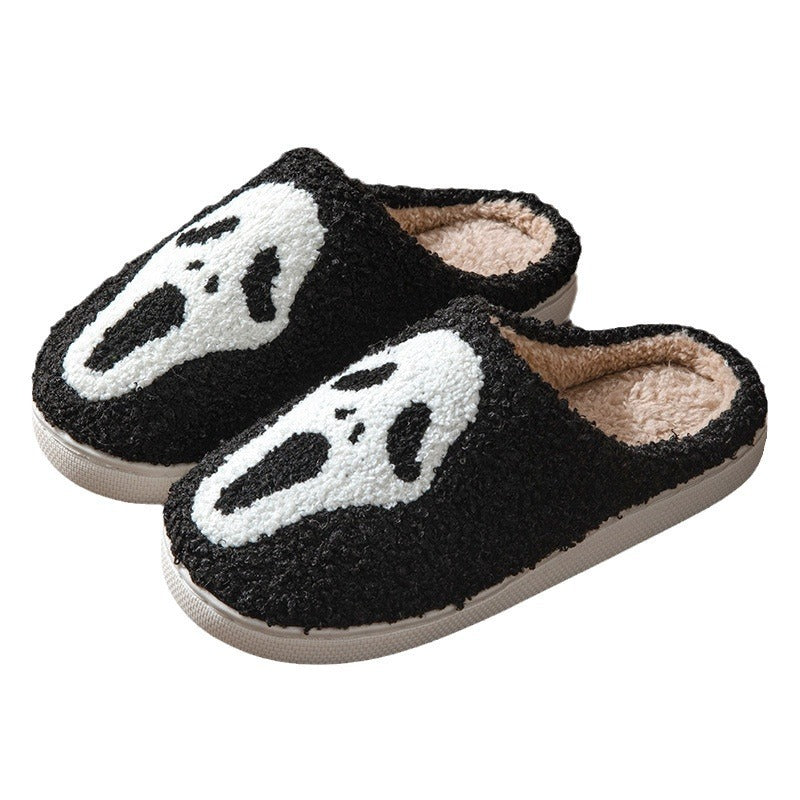 Halloween Towel Embroidery Couple Indoor Slippers Bests Sale