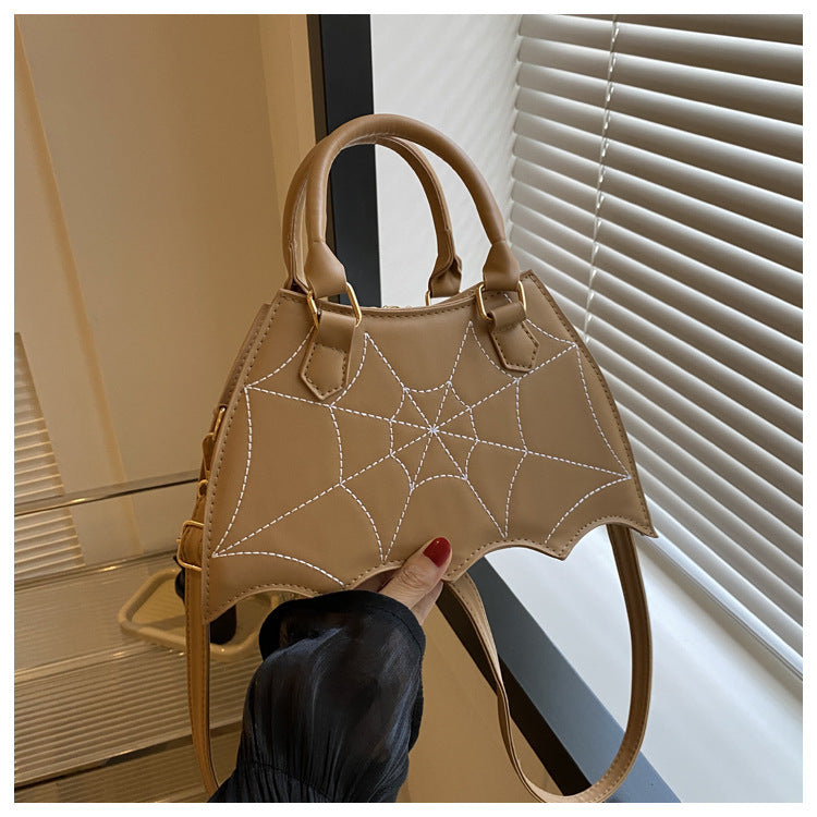 Halloween Spider Web Saddle Bags Fashion Personality Crossbody Shoulder Bag With Handle Women's Handbags Bests Sale