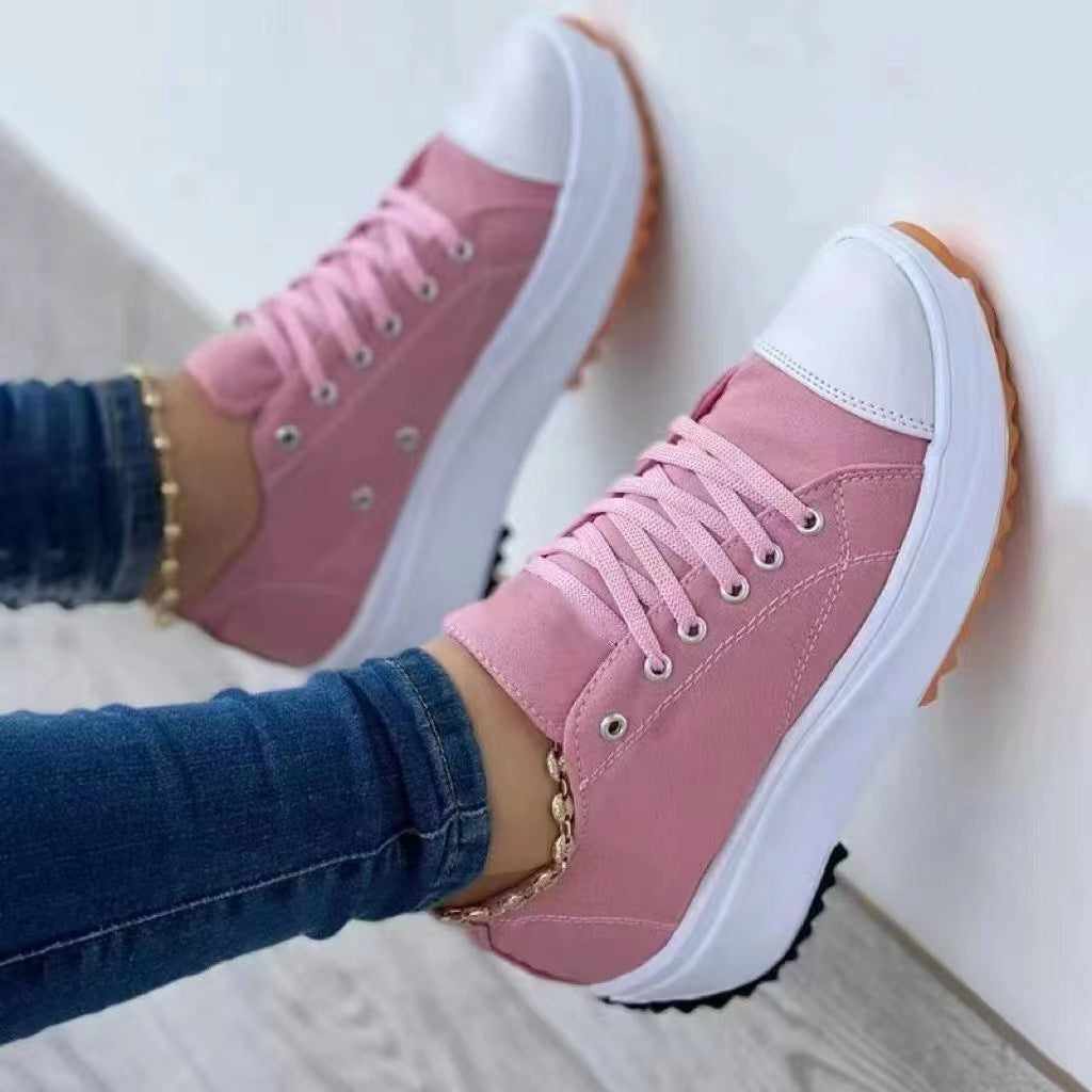 Women's Canvas High Top Casual Shoes - Bests Sale