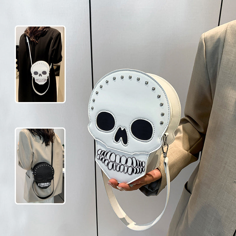 Halloween Skull Shoulder Bag Girls Funny Cute Messenger Bag Personality Creative Crossbody Bags For Women Bests Sale
