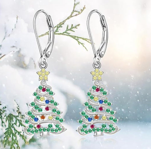 Christmas Tree Earring Pendant For Ladies - Bests Sale