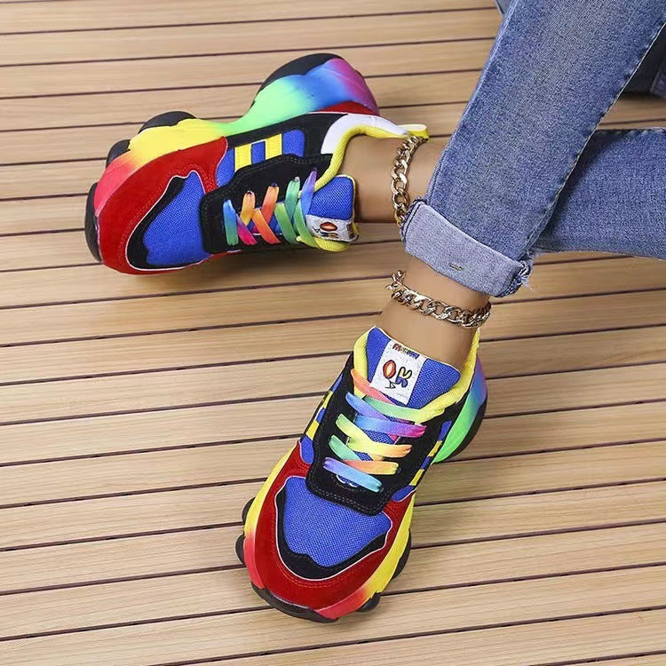 Spring And Autumn Color Dad Shoes - Bests Sale