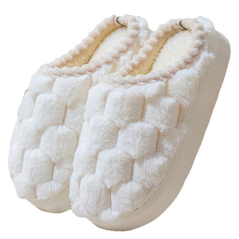 Women's Indoor Non-slip Thick Bottom And Warm Keeping Cotton Slippers - Bests Sale