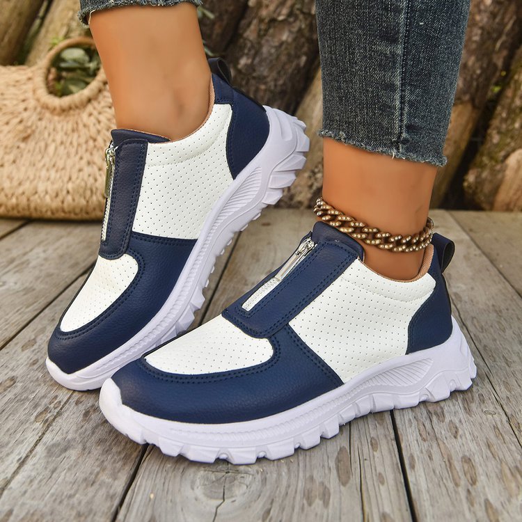 Women's Color Matching Casual Shoes Outdoor Sneakers - Bests Sale