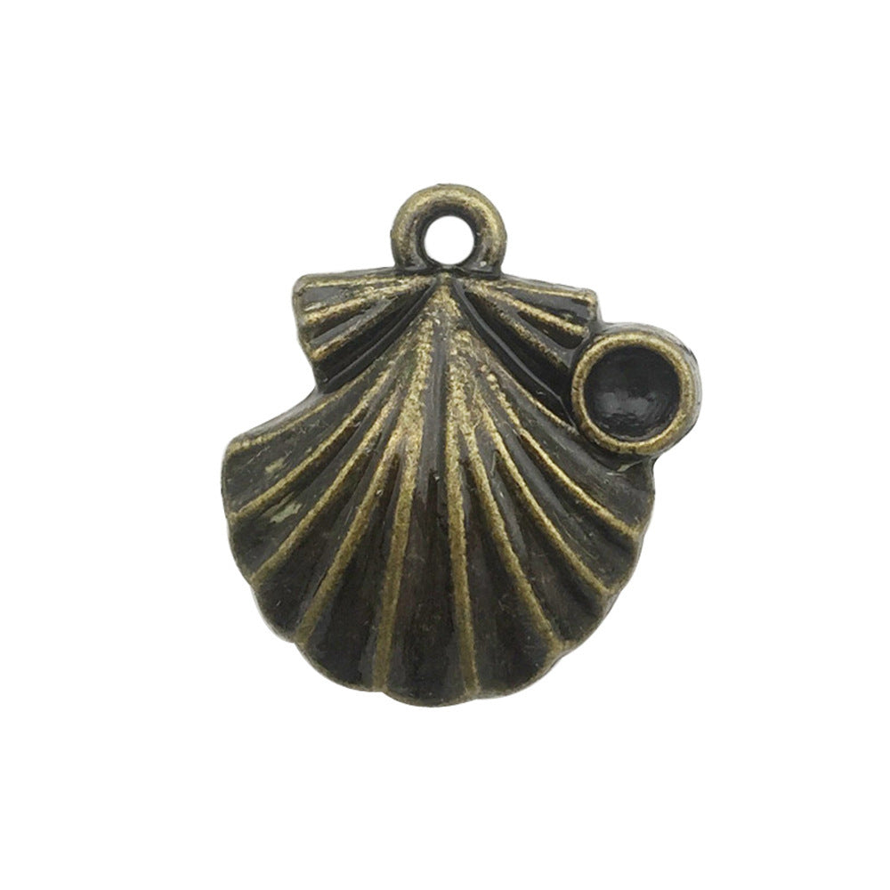 Retro Tibetan Silver Antique Brass Alloy DIY Accessories Marine Turtle Shell Necklace Bracelet Jewelry - Bests Sale