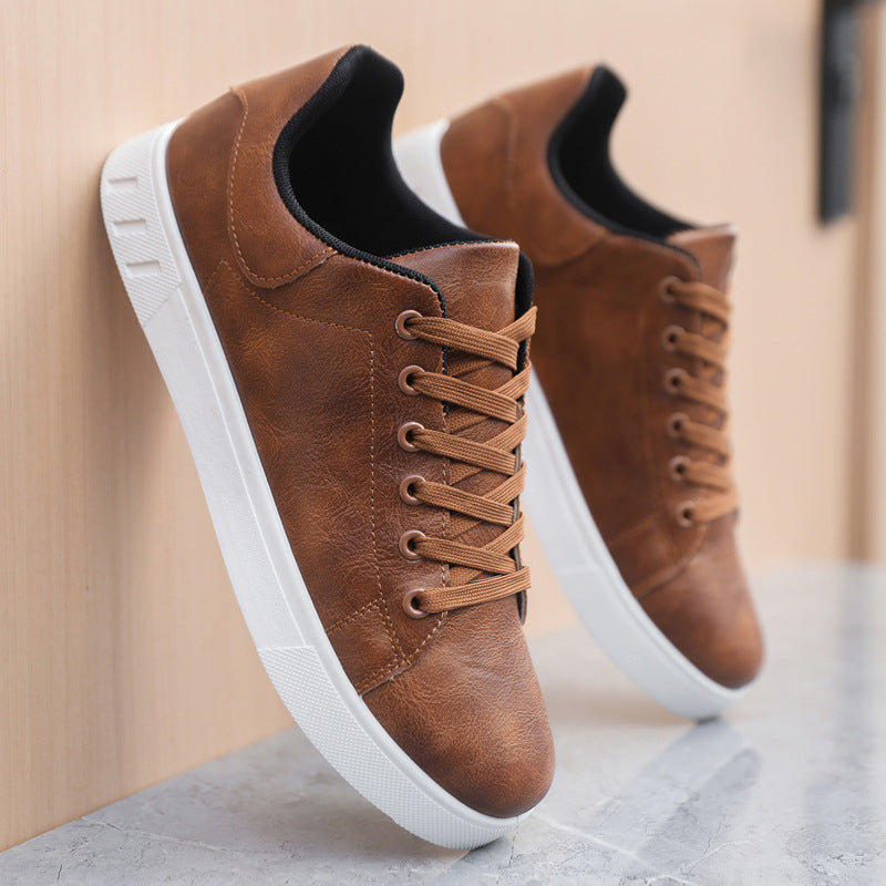 Lace-up Flat Shoes Men's Fashion Casual Shoes - Bests Sale