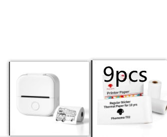 Portable Mini Thermal Label Printer Home Photo Printer Student Wrong Question Printer Bluetooth-compatible Mini Label Printer Price Tag Coffee Jasper