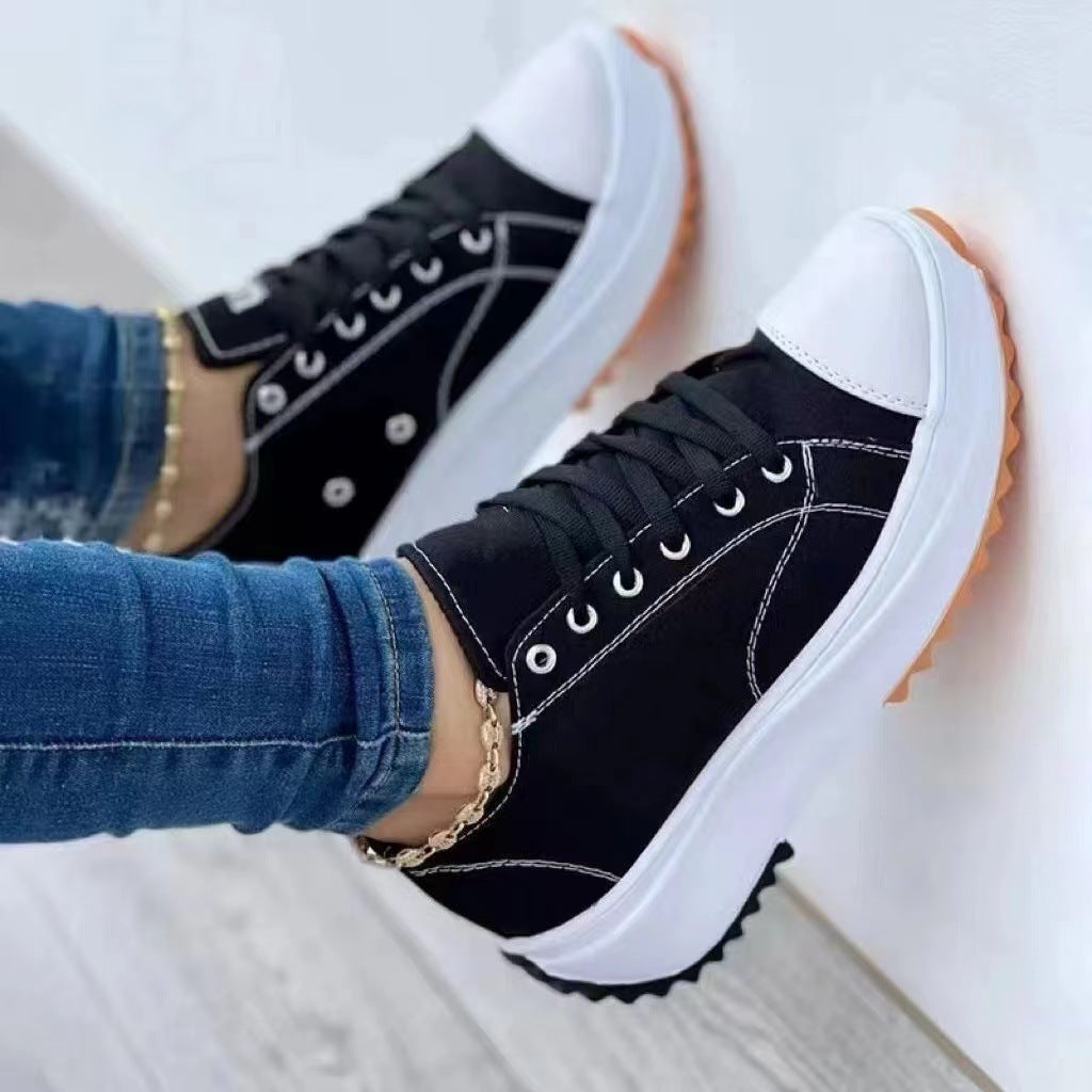 Women's Canvas High Top Casual Shoes - Bests Sale