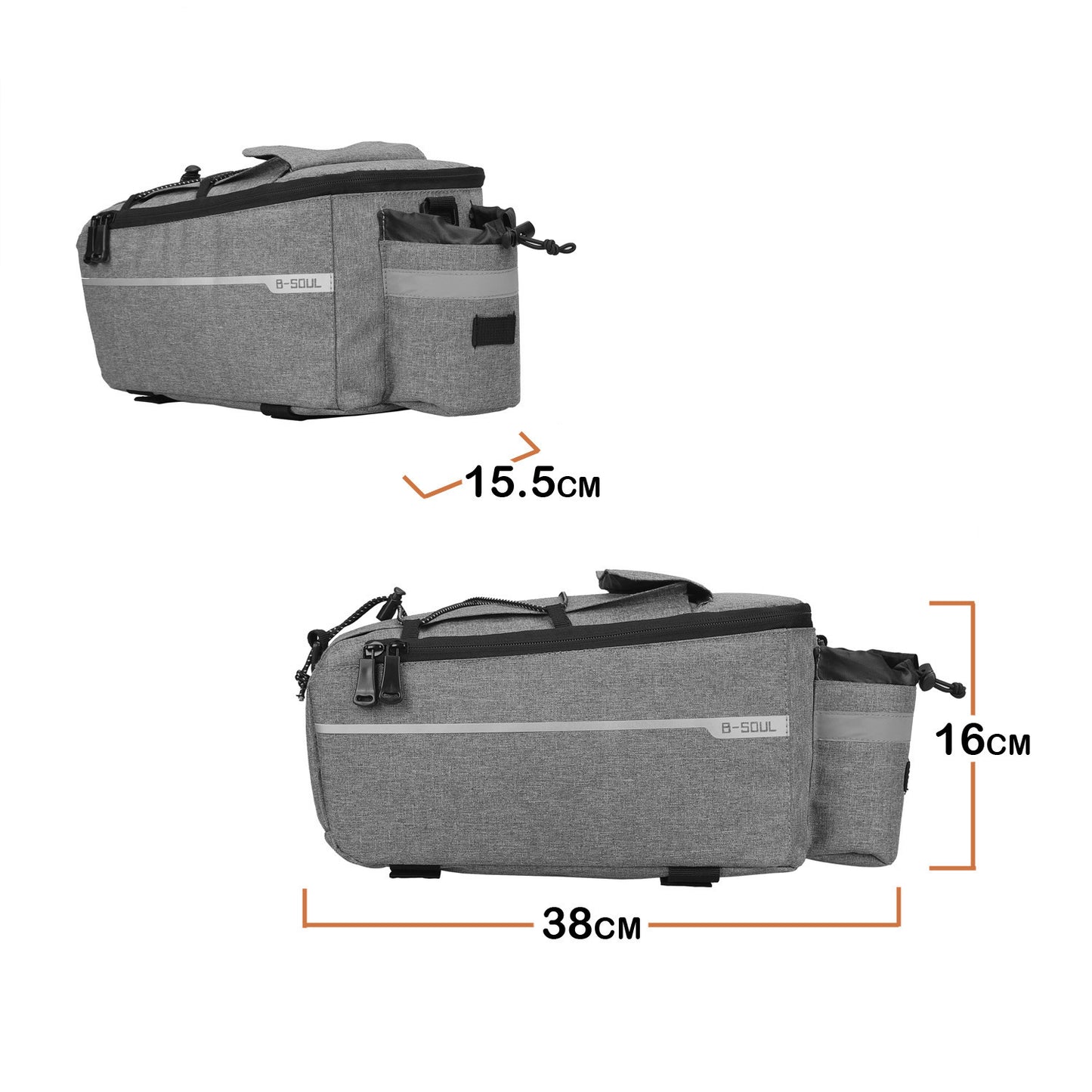 Mountain bike electric folding shelf bag - Bests Sale