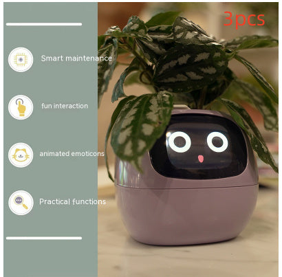 Smart Planter Endless Fun Over 49 Rich Expressions 7 Smart Sensors And AI Chips Make Raising Plants Easy And Fun Coffee Jasper