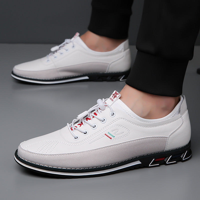 Genuine Leather Sports Comfortable And Non-slip Waterproof Leather Shoes Men's - Bests Sale