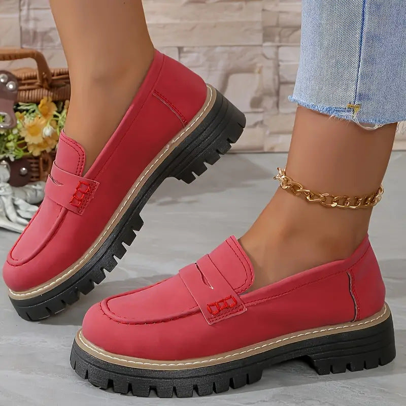 Fashion Casual Matte British Style Women's Shoes - Bests Sale