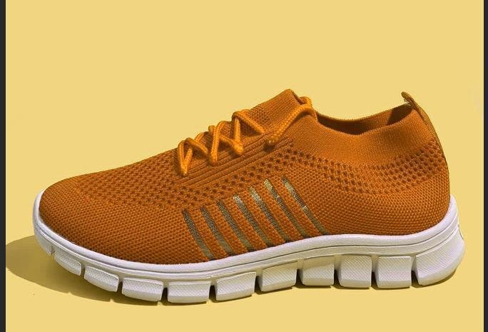 Women's Breathable Sneaker High-cut Lace-up Platform Casual Shoes - Bests Sale
