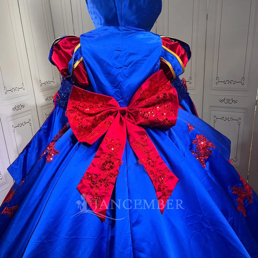 Crystal Princess Dress with Shawl