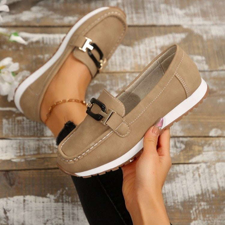 Women's Platform Metal Chain Casual Sneaker - Bests Sale