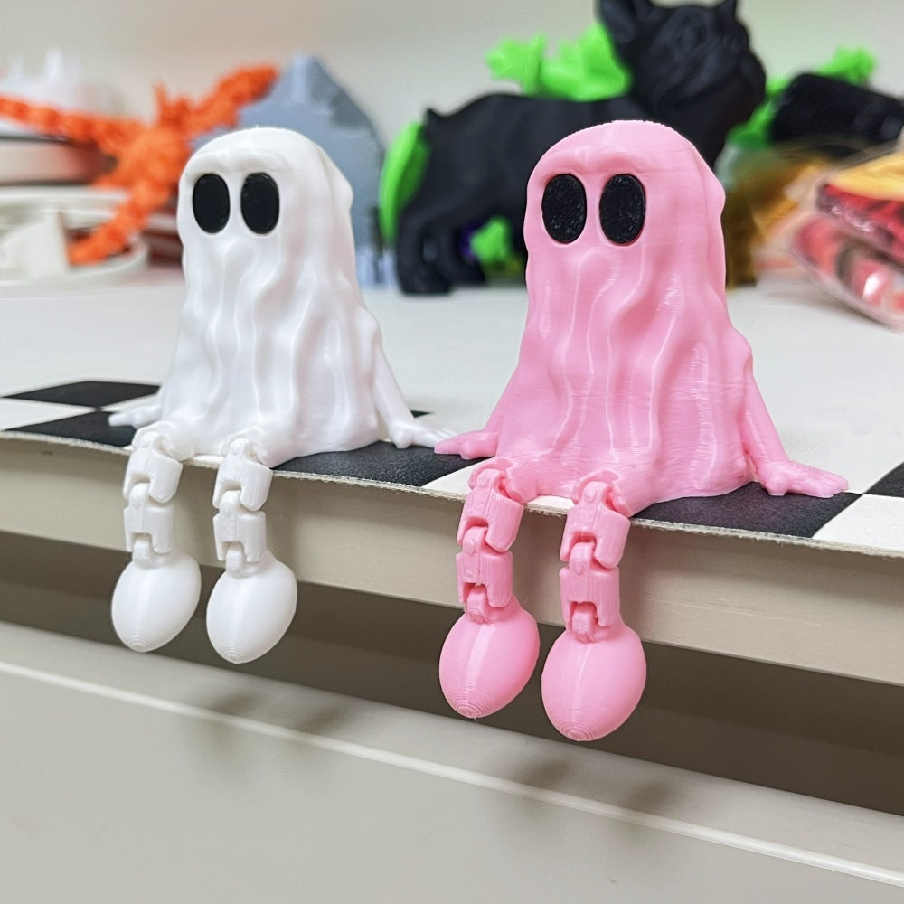 3D Printing Halloween Ghost Movable Joint Ornaments Bests Sale