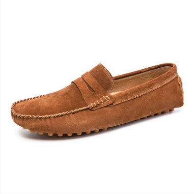 Men's Genuine Leather British Casual Peas Shoes - Bests Sale