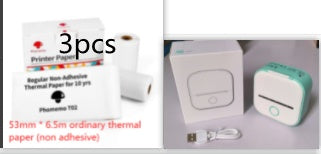 Portable Mini Thermal Label Printer Home Photo Printer Student Wrong Question Printer Bluetooth-compatible Mini Label Printer Price Tag Coffee Jasper