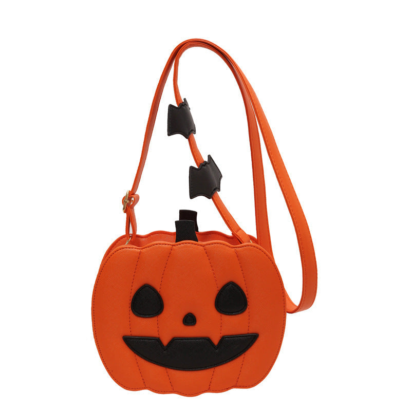 2023 Halloween Bags Funny Pumpkin Cartoon Shoulder Crossbody Bag With Bat Personalized Creative Female Bag Bests Sale