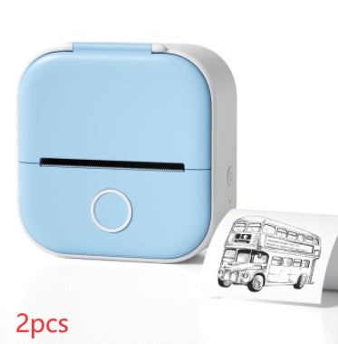Portable Mini Thermal Label Printer Home Photo Printer Student Wrong Question Printer Bluetooth-compatible Mini Label Printer Price Tag Coffee Jasper