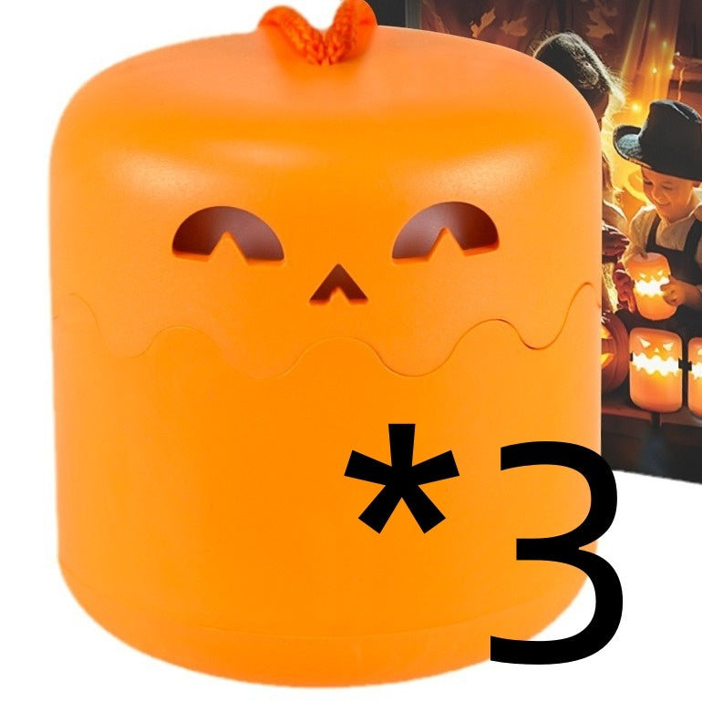 Halloween Pumpkin Lamp Foldable Portable Small Night Lamp - Bests Sale