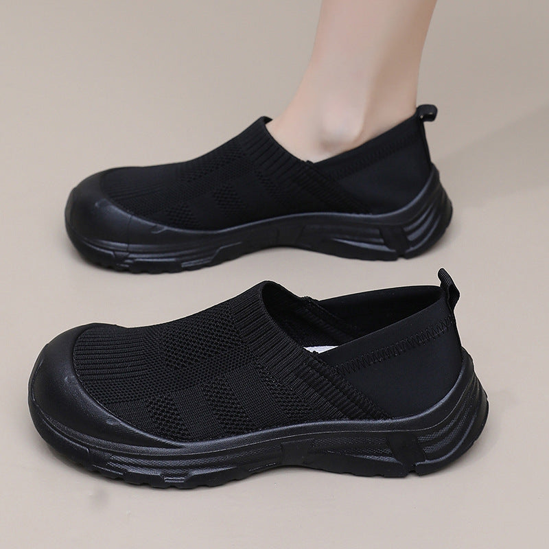 Women's One Pedal Shoes Lazy Soft Bottom Not Tired Feet Breathable Shoes - Bests Sale