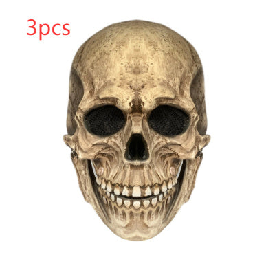 Halloween Movable Mouth Skull Mask Helmet Mouth Movable Skull Full Head Skull Mask Bests Sale