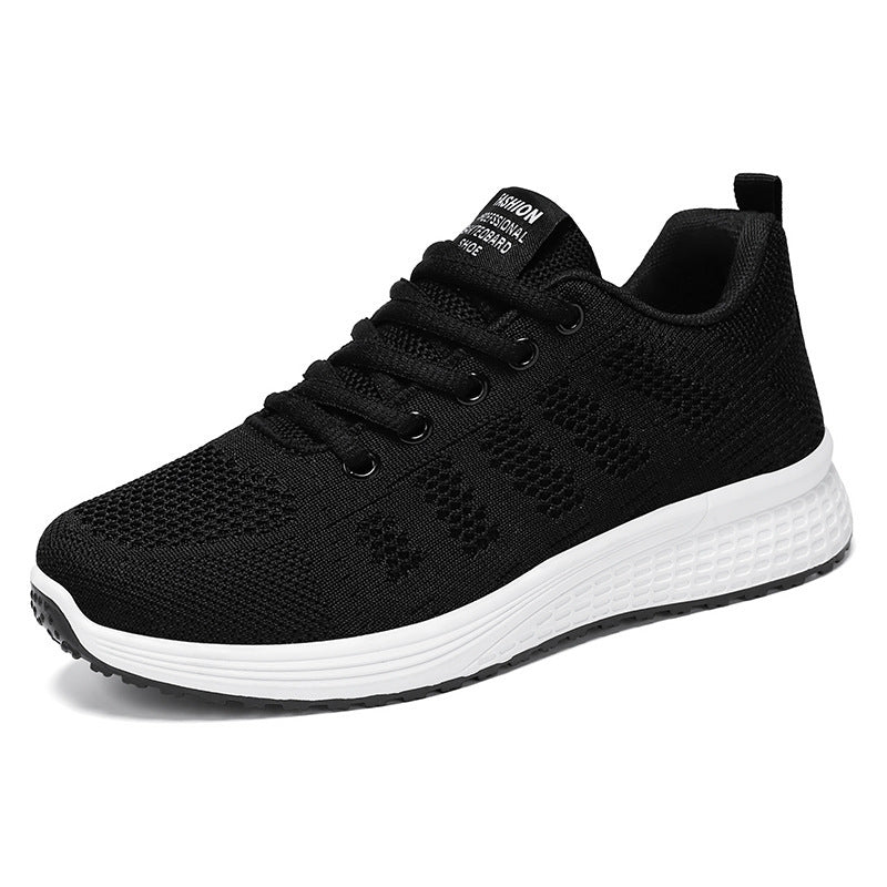 Running Shoes Women's Casual Soft Bottom Breathable Comfortable Fly-knit Sneakers - Bests Sale