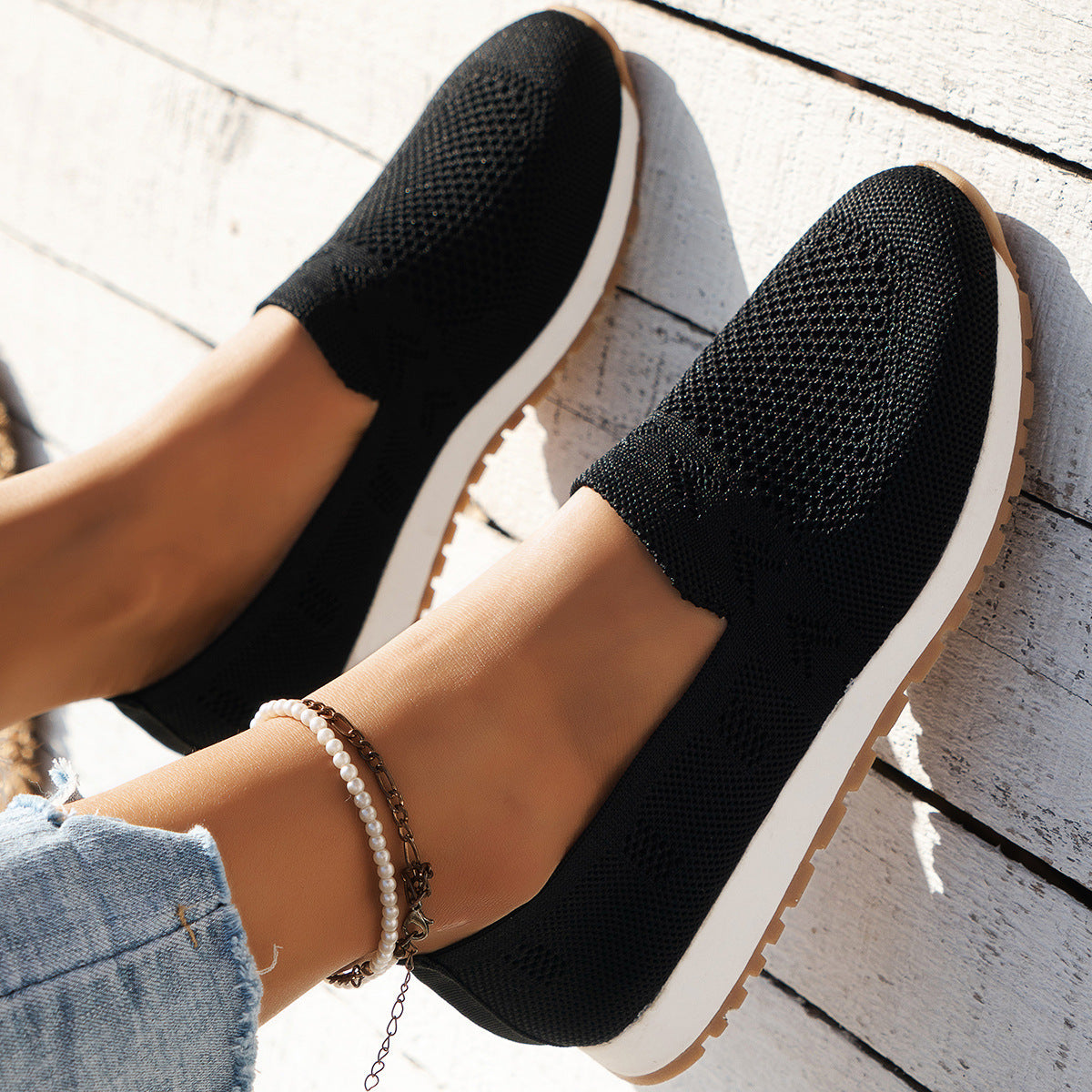 Women's Fashion Mesh Breathable Casual Pumps - Bests Sale