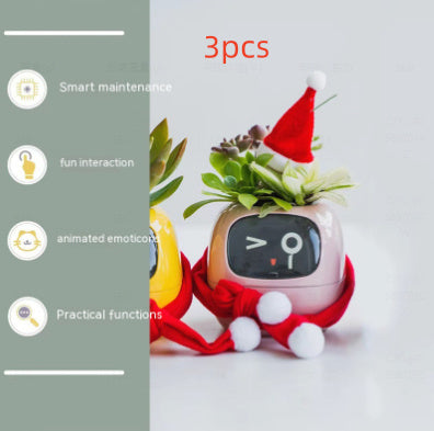 Smart Planter Endless Fun Over 49 Rich Expressions 7 Smart Sensors And AI Chips Make Raising Plants Easy And Fun Coffee Jasper
