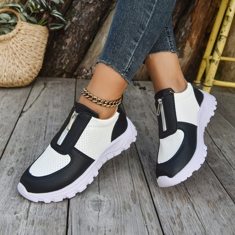 Women's Color Matching Casual Shoes Outdoor Sneakers - Bests Sale