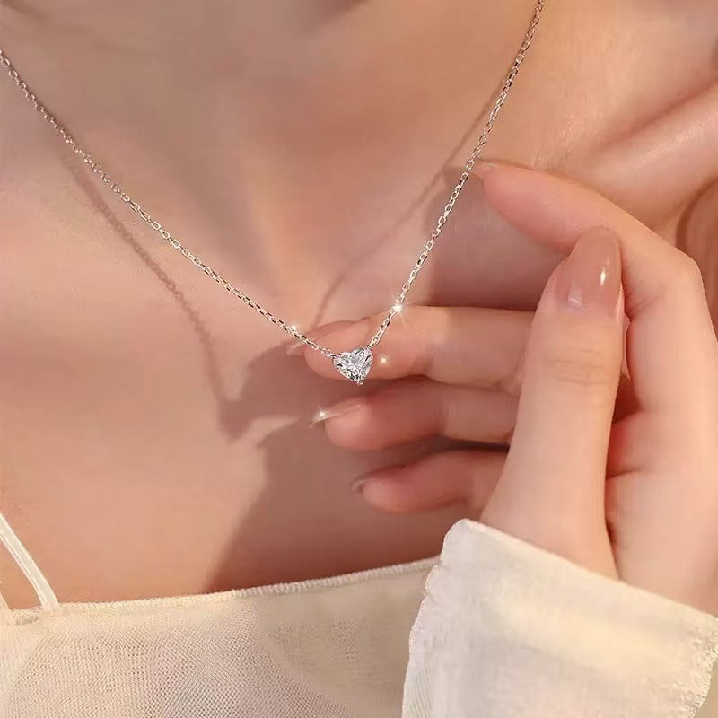 Women's Simple Refined Grace Love Necklace - Bests Sale