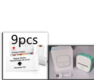 Portable Mini Thermal Label Printer Home Photo Printer Student Wrong Question Printer Bluetooth-compatible Mini Label Printer Price Tag Coffee Jasper