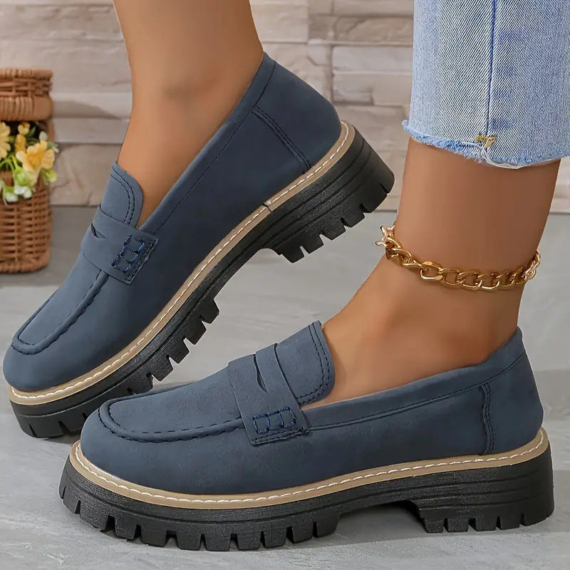 Fashion Casual Matte British Style Women's Shoes - Bests Sale