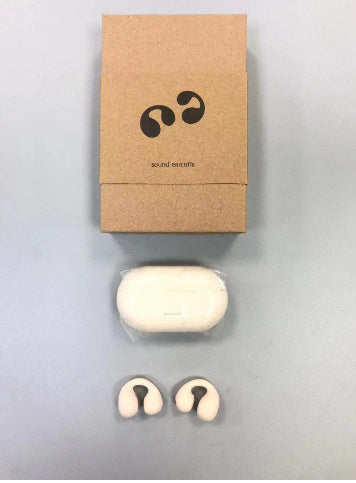 Wireless Ear Clip Bluetooth Headset TWS Comfortable Wear Not In-Ear Sports Wireless Bone Conduction 5.3 Bluetooth Headset Coffee Jasper