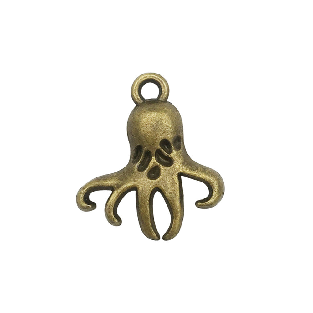 Retro Tibetan Silver Antique Brass Alloy DIY Accessories Marine Turtle Shell Necklace Bracelet Jewelry - Bests Sale