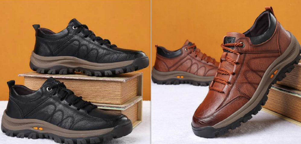 Casual Leather Shoes Outdoor Hiking Shoes - Bests Sale