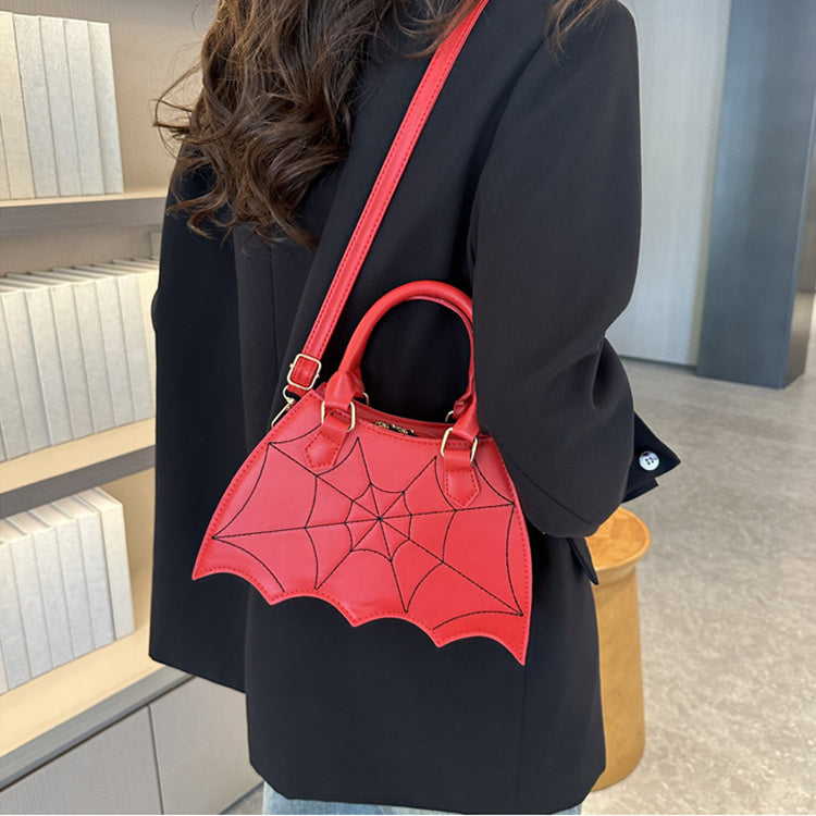 Halloween Spider Web Saddle Bags Fashion Personality Crossbody Shoulder Bag With Handle Women's Handbags Bests Sale