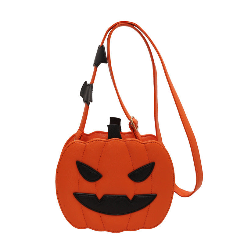 2023 Halloween Bags Funny Pumpkin Cartoon Shoulder Crossbody Bag With Bat Personalized Creative Female Bag Bests Sale