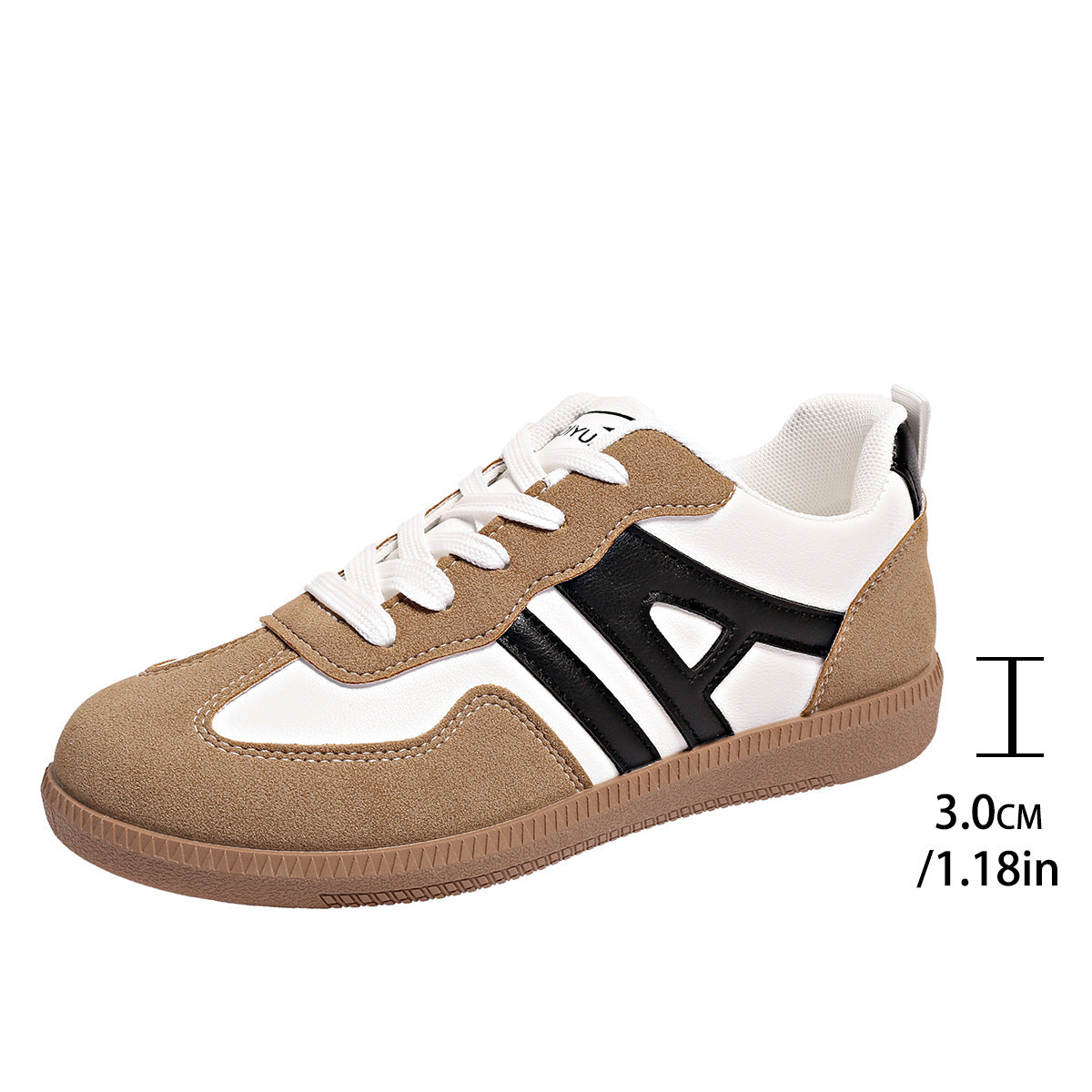 Retro Color Matching Lace-up Lightweight Jogging Women's Shoes - Bests Sale