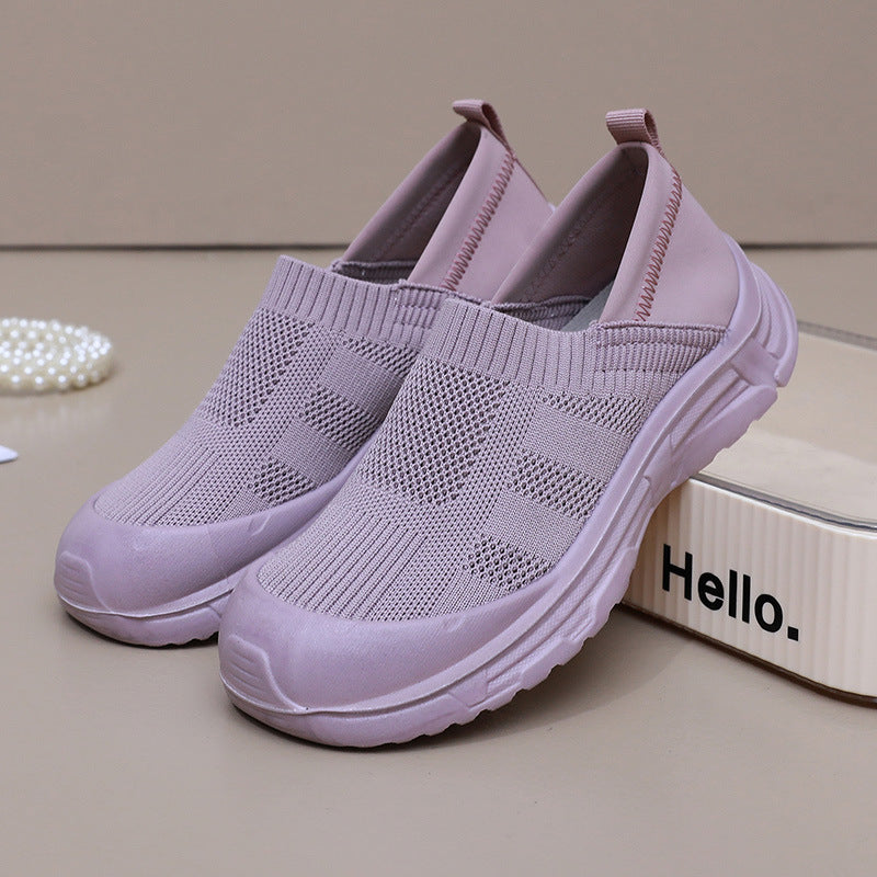 Women's One Pedal Shoes Lazy Soft Bottom Not Tired Feet Breathable Shoes - Bests Sale