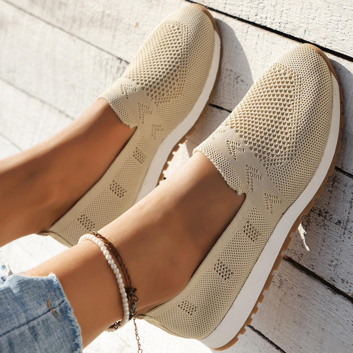 Women's Fashion Mesh Breathable Casual Pumps - Bests Sale