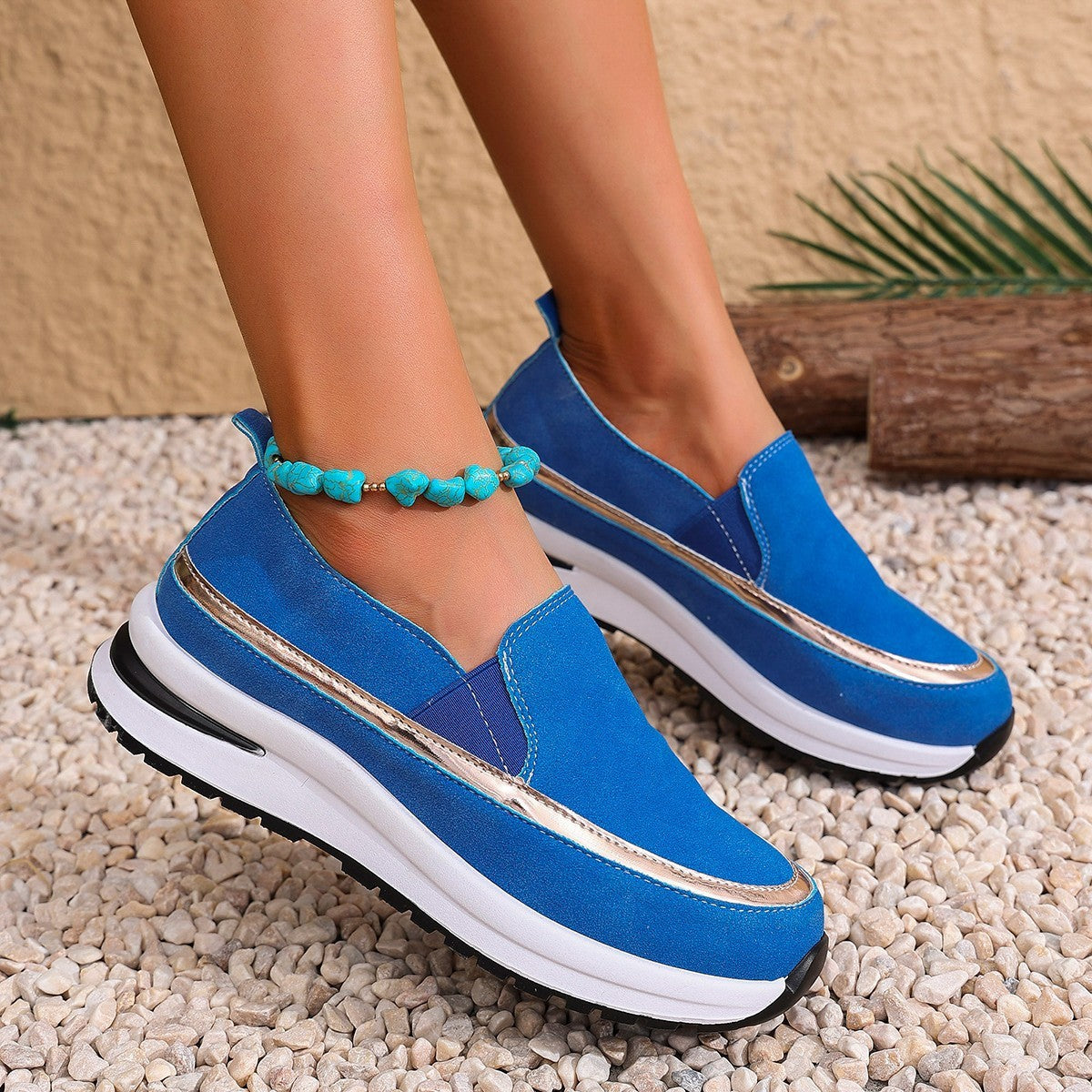 Autumn And Winter New Platform Soft Leather Soft Bottom Women's Shoes - Bests Sale