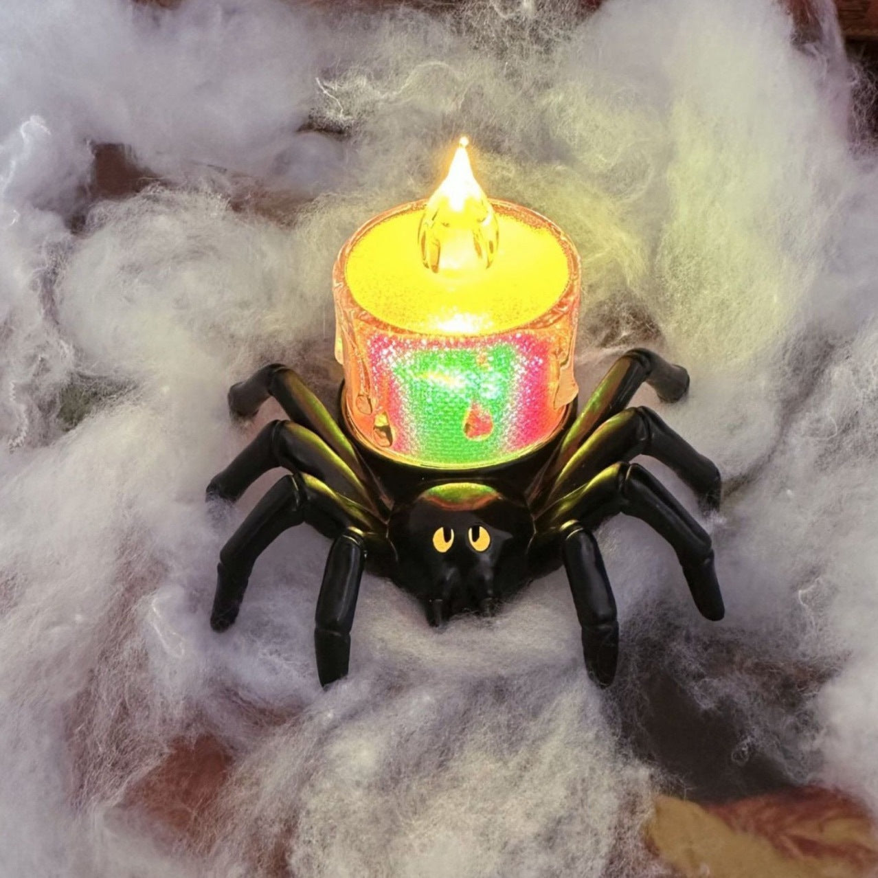 Halloween Pumpkin Spider Candle Light Decoration Props - Bests Sale