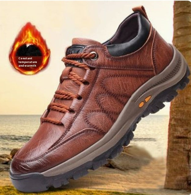 Casual Leather Shoes Outdoor Hiking Shoes - Bests Sale