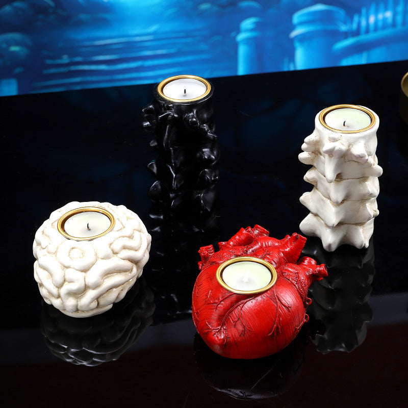 Halloween Heart Candlestick Decoration Horror Decoration Props Bests Sale