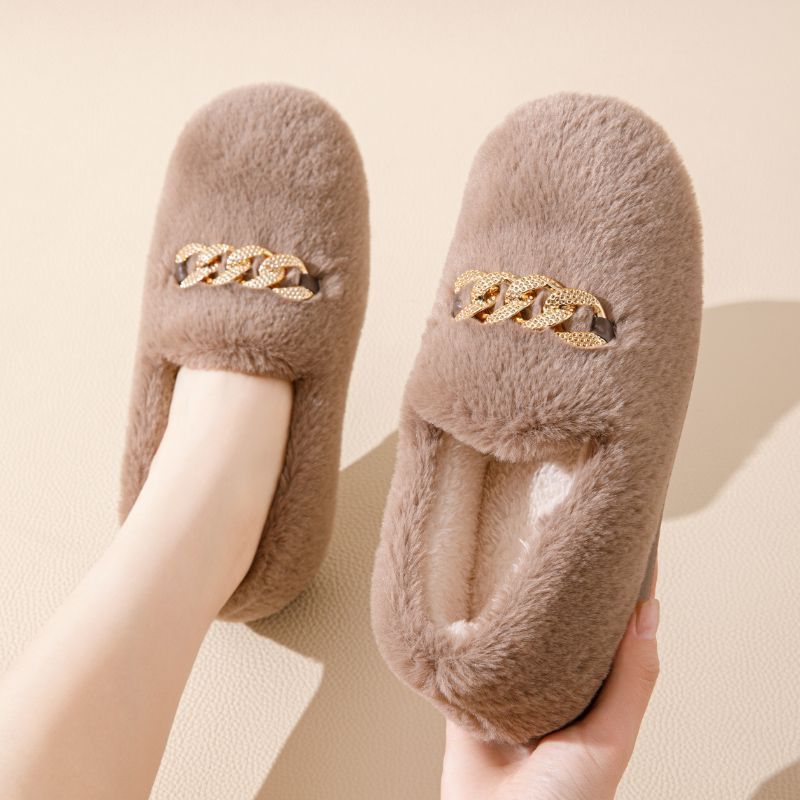 Fluffy Shoes Female All-matching Flat - Bests Sale