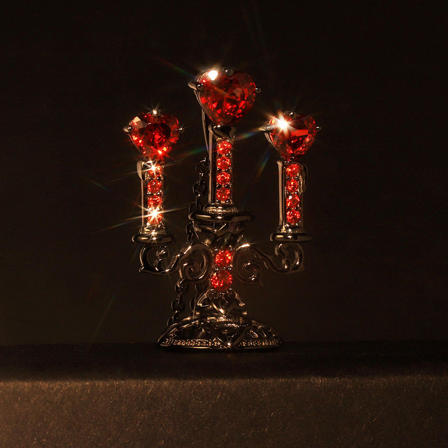 European And American Retro Hollow Candlestick Clavicle Chain Gothic - Bests Sale