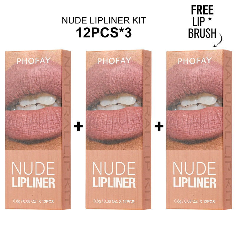 PHOFAY Nude Lipliner Kit - Bests Sale